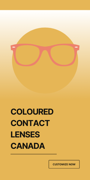 coloured contact lens canada